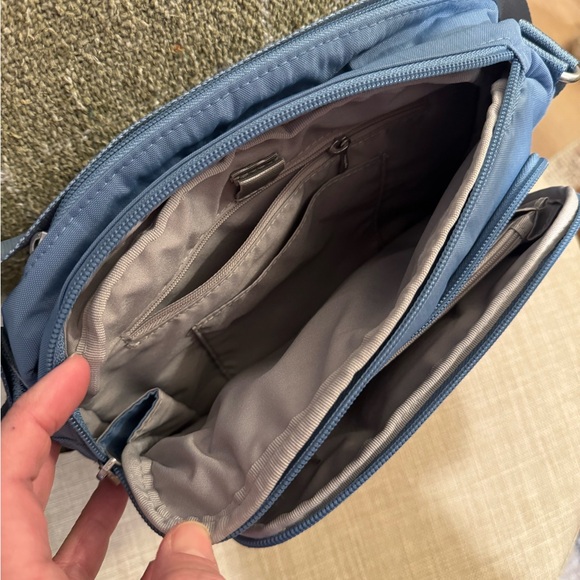 Baggallini Slate Blue Messenger Bag - Picture 11 of 15